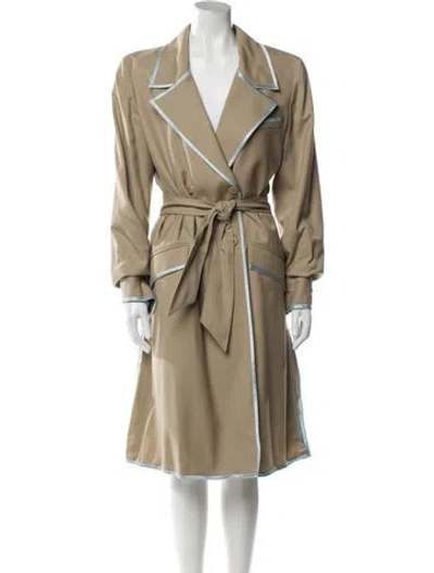 Pre-owned Valentino Virgin Wool Skirt Suit In Neutral
