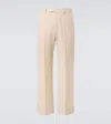Valentino Virgin Wool Pants In Neutral
