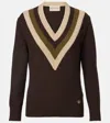 Valentino Women Brown V-neck Sweater, S Luxury Sweaters & Knitwear For Women Darveys In Brown