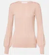 Valentino Virgin Wool Sweater In Pink