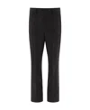 Valentino Drawstring-waist Cotton Track Pants In Black