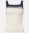 Valentino Garavani Top With Chez  Garavani Embroidery In In White
