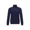 Valentino Virgin Wool Turtleneck Sweater In Blue