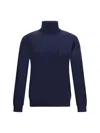 Valentino Virgin Wool Turtleneck Sweater In Blue