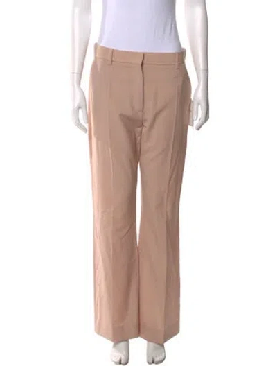 Pre-owned Valentino Virgin Wool Wide Leg Pants W/ Tags In Neutral