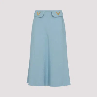 VALENTINO VISCOSE MIDI SKIRT