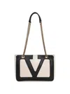 Valentino Viva Superstar Bag Butter And Black In Neutrals