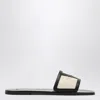 Valentino Garavani Viva Superstar Slide Sandal In Nappa Leather In White