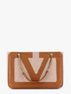 Valentino Medium Canvas And Leather Viva Superstar Tote Bag