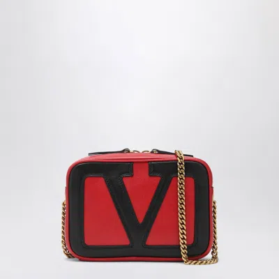 Valentino Garavani Viva Superstar Chain Belt Bag Red/black
