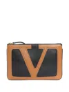 Valentino Viva Superstar Leather Envelope Clutch Bag