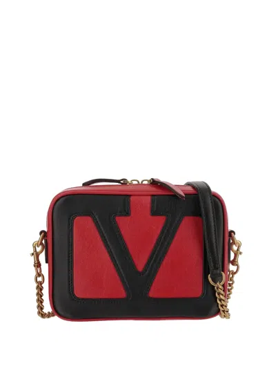 Valentino Garavani Viva Superstar Cross Body Bag In Red