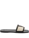 Valentino Garavani Superstar Slide Sandals In Black