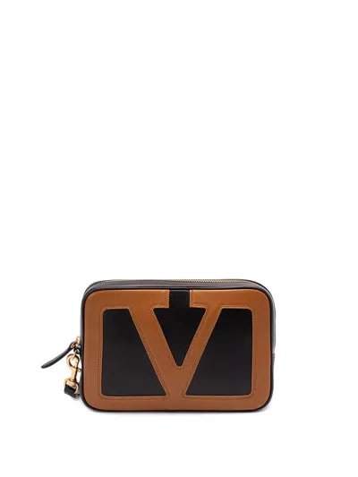 Valentino Garavani `viva Superstar` Leather Pouch