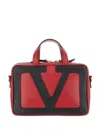 Valentino Viva Superstar Leather Tote Bag In Red