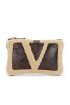 Valentino Viva Superstar Medium Flat Pouch In Multi