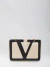 Valentino Garavani Viva Superstar Small Leather Duffle Bag In White