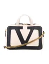 Valentino Sand Nappa Leather Viva Superstar Handbag