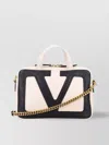 Valentino Viva Superstar Small Two-tone Leather Shoulder Bag