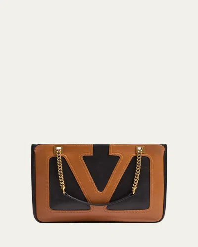 VALENTINO GARAVANI VIVA SUPERSTAR SMALL LEATHER TOTE BAG
