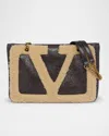 Valentino Garavani Small Viva Superstar Genuine Shearling Trim Tote
