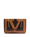 Valentino Viva Superstar Small Shopping Shoulder Bag In Brown