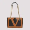 Valentino Viva Superstar Small Tote Bag In Rfa Nero Spice