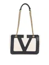 Valentino Butter White Viva Superstar Small Shopping Bag In White