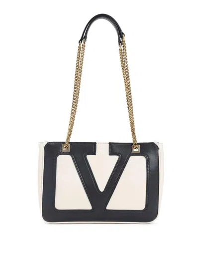 Valentino Garavani Viva Superstar Small Tote Bag In White