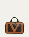 Valentino Viva Superstar Small Vlogo Leather Duffle Top-handle Bag In Multi