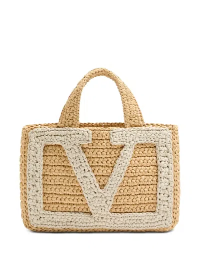 Valentino Garavani Viva Superstar Tote Bag In Neutral