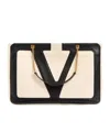 Valentino Large Logo Tote In Nude
