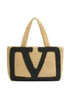 Valentino Borsa Shopping Viva Superstar Grande In Rafia Donna