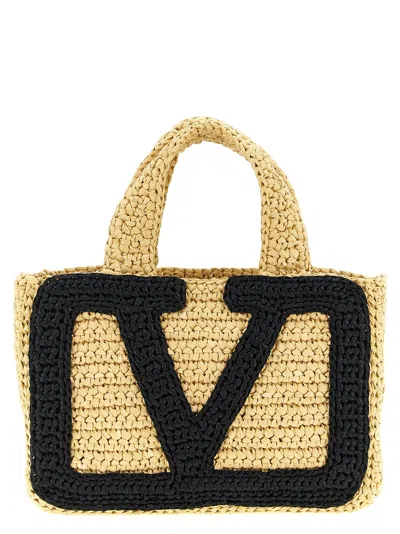 VALENTINO GARAVANI VIVASUPERSTAR TOTE BAG BEIGE