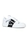 Valentino Low-top Calfskin Vl7n Sneaker In White