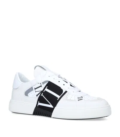 Valentino Garavani Low-top Calfskin Vl7n Sneaker In White
