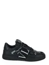 Valentino Garavani Vltn Ribbon Sneakers In Black