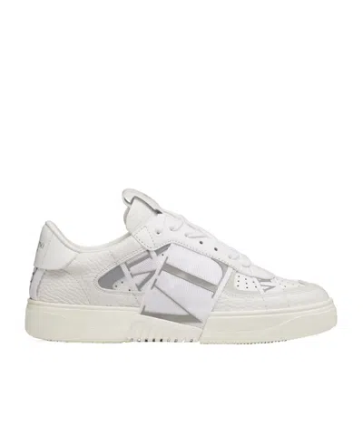 Valentino Garavani Vltn Leather Sneaker In White