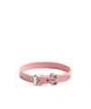 Valentino Leather Ovalette Bracelet In Pink
