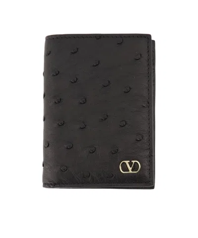 Valentino Garavani Vlog Wallet In Black