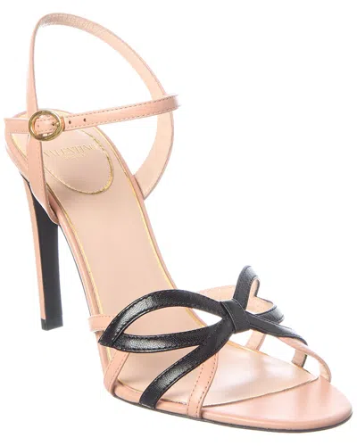 Valentino Garavani Valentino Vlogo 100 Leather Sandal In Multi