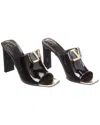 Valentino Garavani Woman Sandals Black Size 8.5 Leather In Black