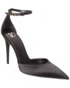Valentino Vlogo 100 Satin Pump In Black