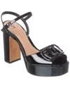 Valentino Vlogo Signature 115 Patent Leather Platform Pumps