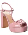 Valentino Vlogo Signature Leather Sandal In Pink