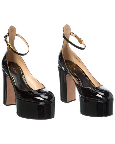 Valentino Garavani Valentino Vlogo 120 Patent Ankle Strap Platform Pump (authentic Pre-loved)