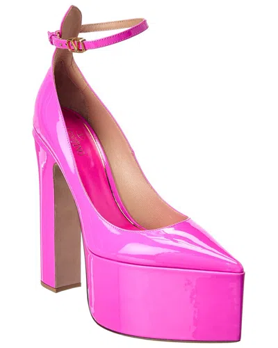 Valentino Garavani Woman Pumps Fuchsia Size 10 Soft Leather In Pink
