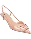 Valentino Vlogo 40 Patent Slingback Pump