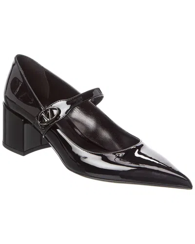 Valentino Garavani Valentino Vlogo 50 Patent Pump In Black