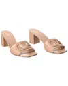 Valentino Vlogo 60 Leather Sandal (authentic Pre-loved) In Brown